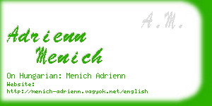 adrienn menich business card